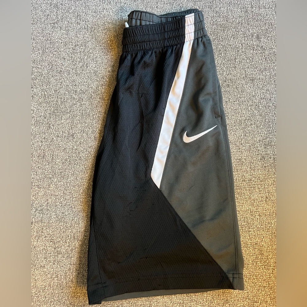 Nike Black and Gray DriFit Shorts YOUTH XL